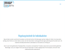 Tablet Screenshot of msr-bayern.de